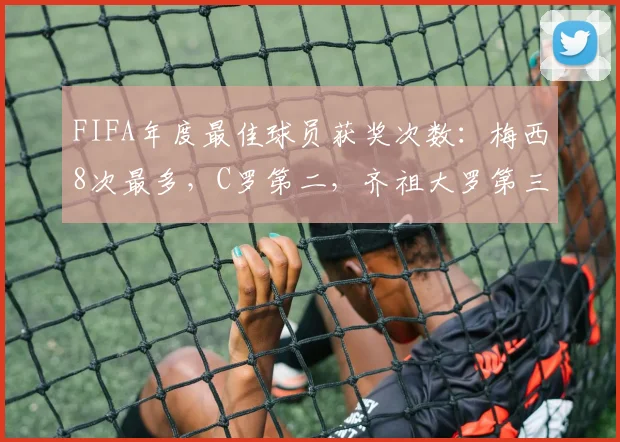 FIFA年度最佳球员获奖次数：梅西8次最多，C罗第二，齐祖大罗第三